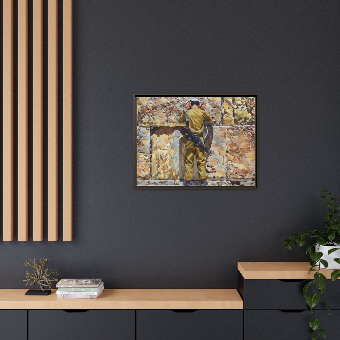 Matte Canvas, Framed (Multi-color)