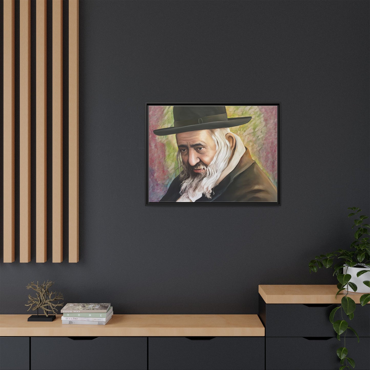 Matte Canvas, Framed (Multi-color)
