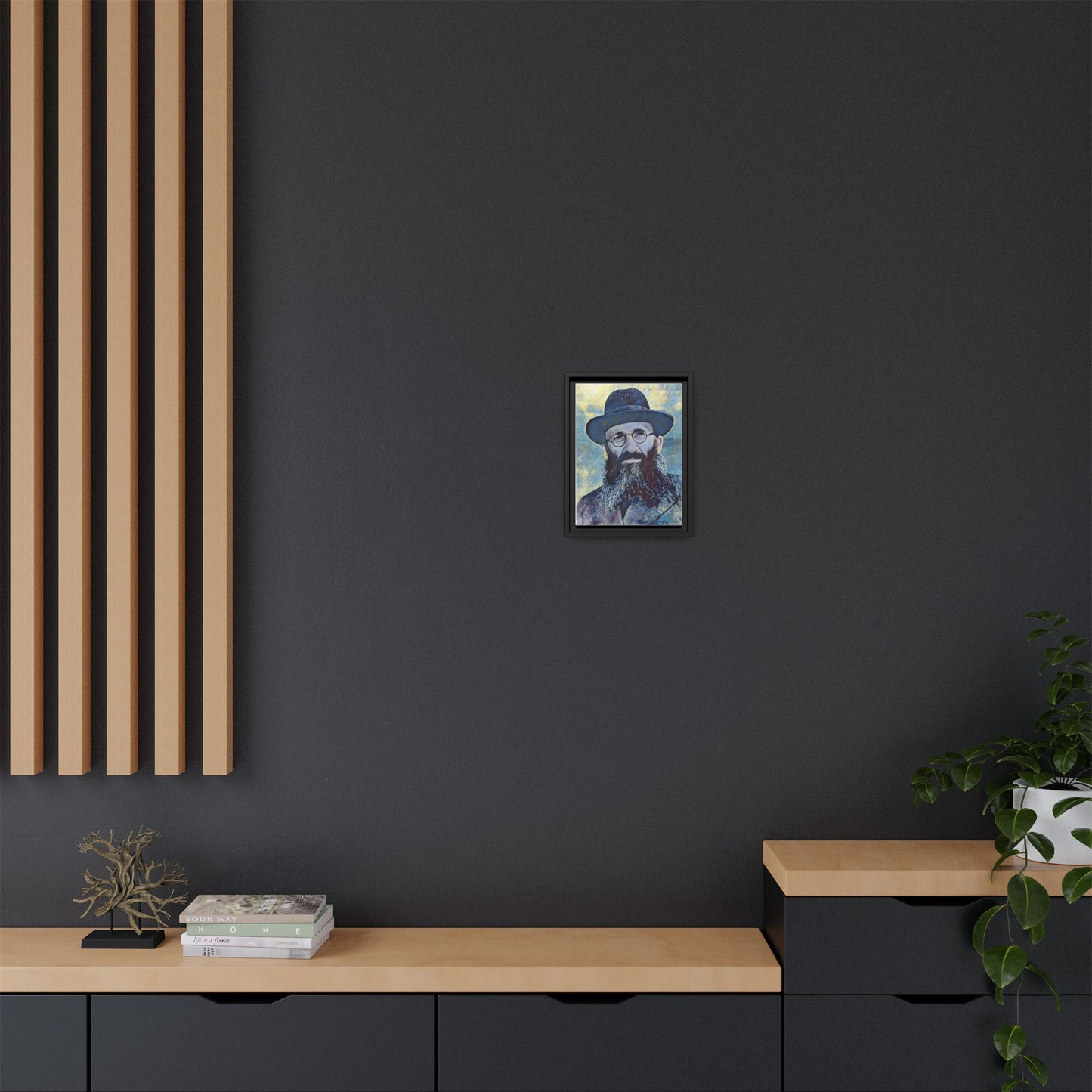 Matte Canvas, Framed (Multi-color)