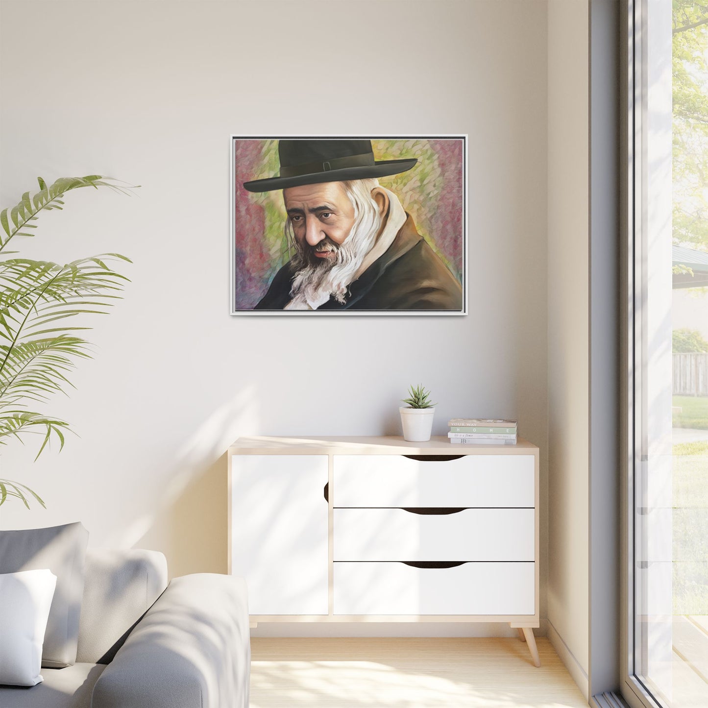 Matte Canvas, Framed (Multi-color)