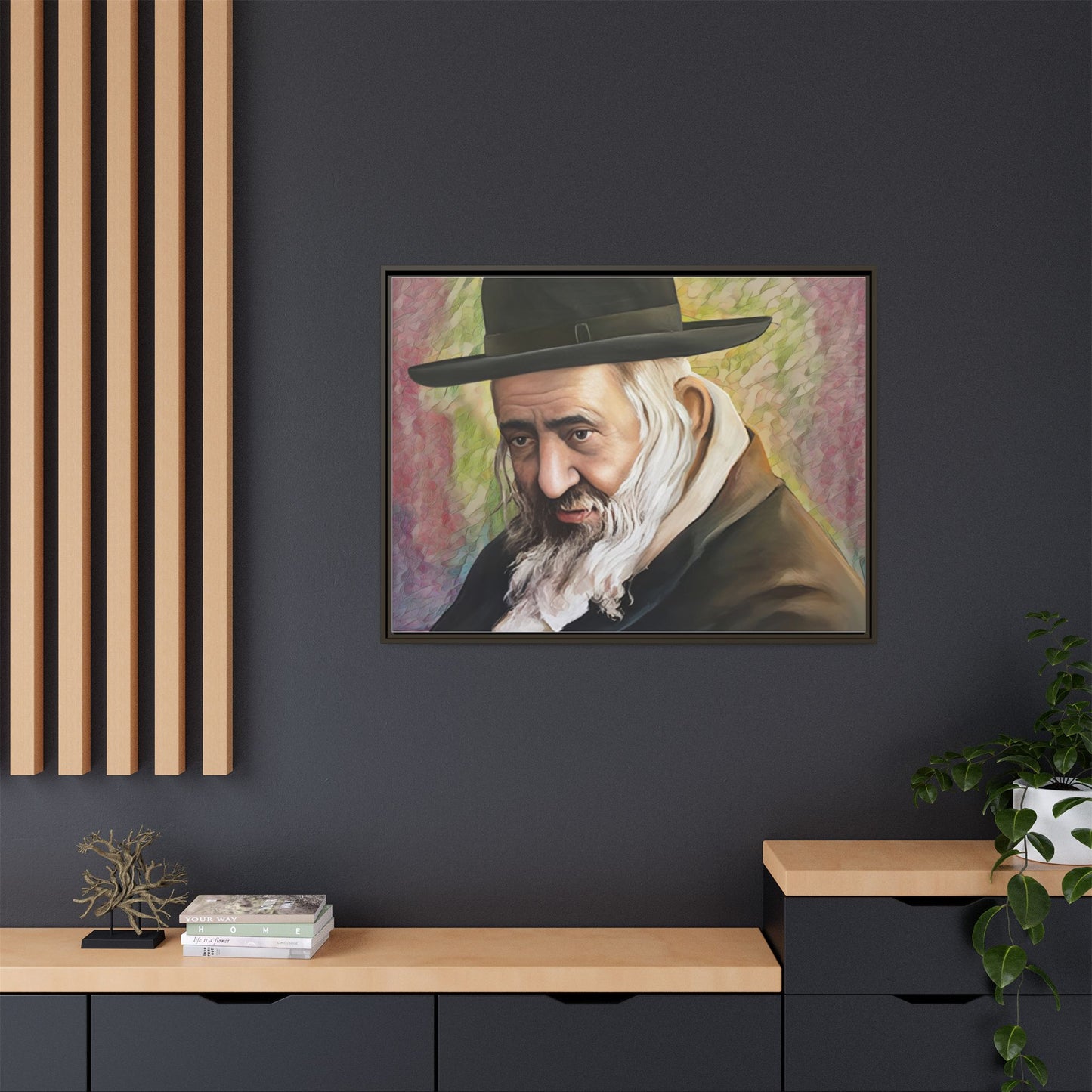 Matte Canvas, Framed (Multi-color)