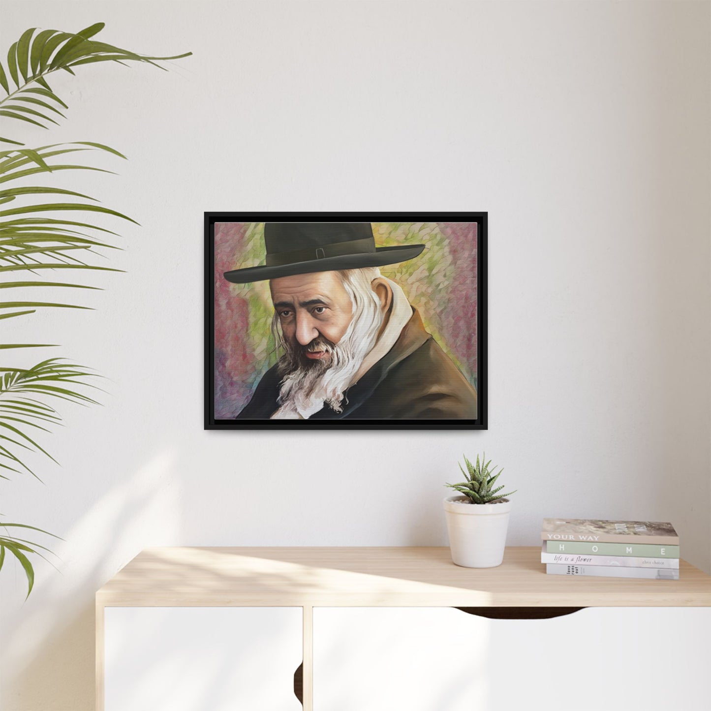 Matte Canvas, Framed (Multi-color)