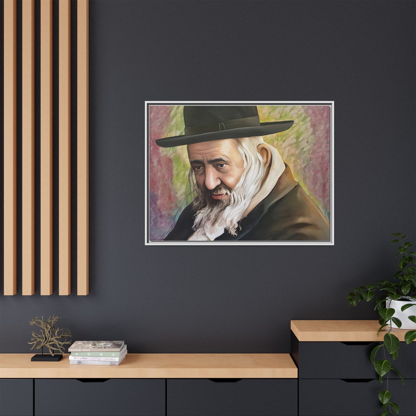 Matte Canvas, Framed (Multi-color)