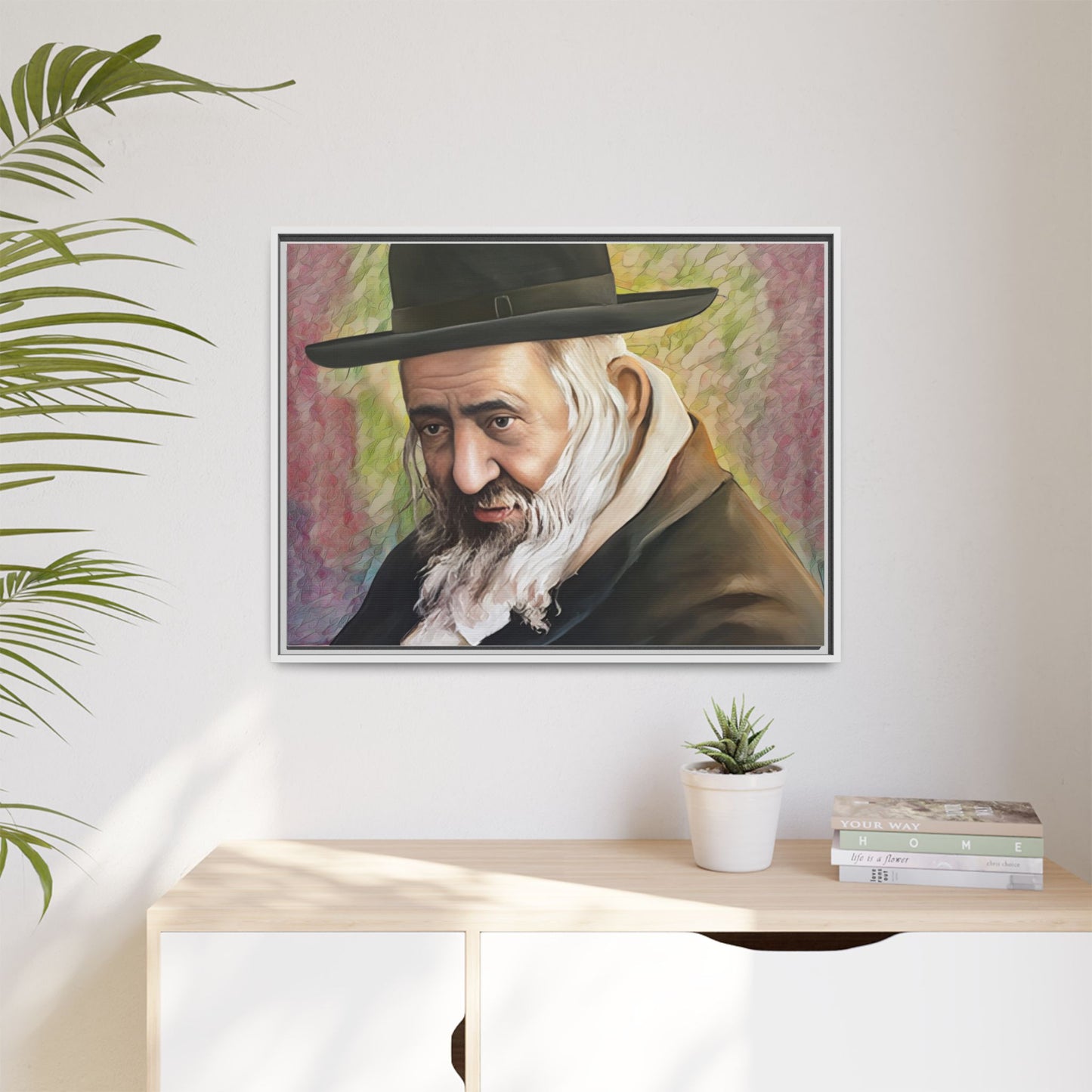 Matte Canvas, Framed (Multi-color)