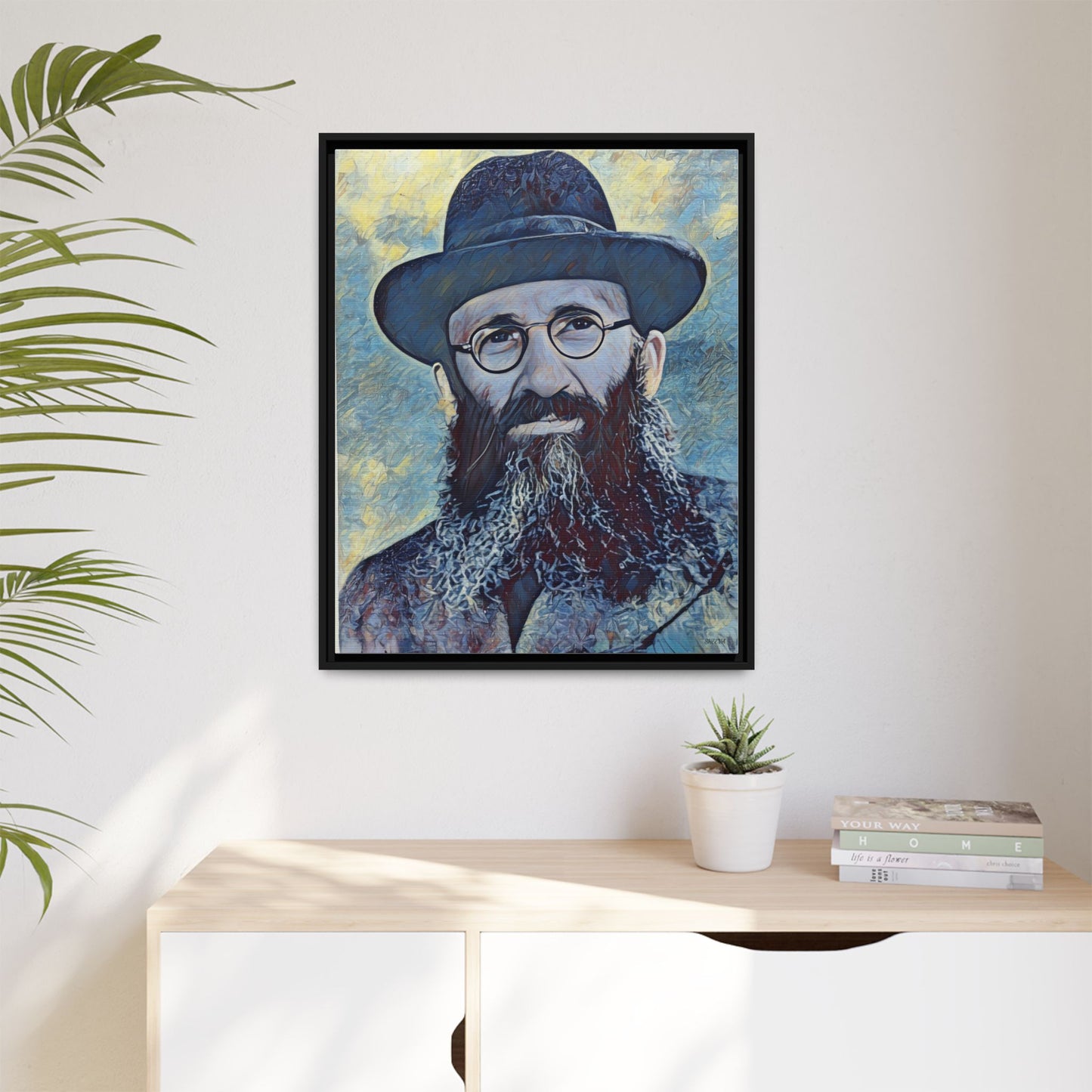 Matte Canvas, Framed (Multi-color)
