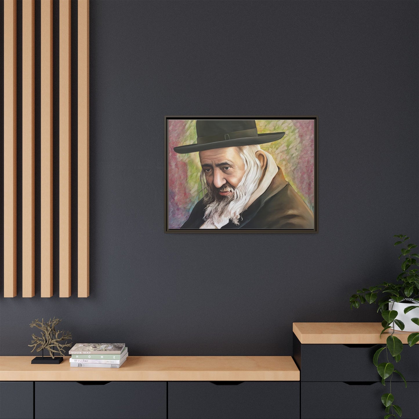 Matte Canvas, Framed (Multi-color)