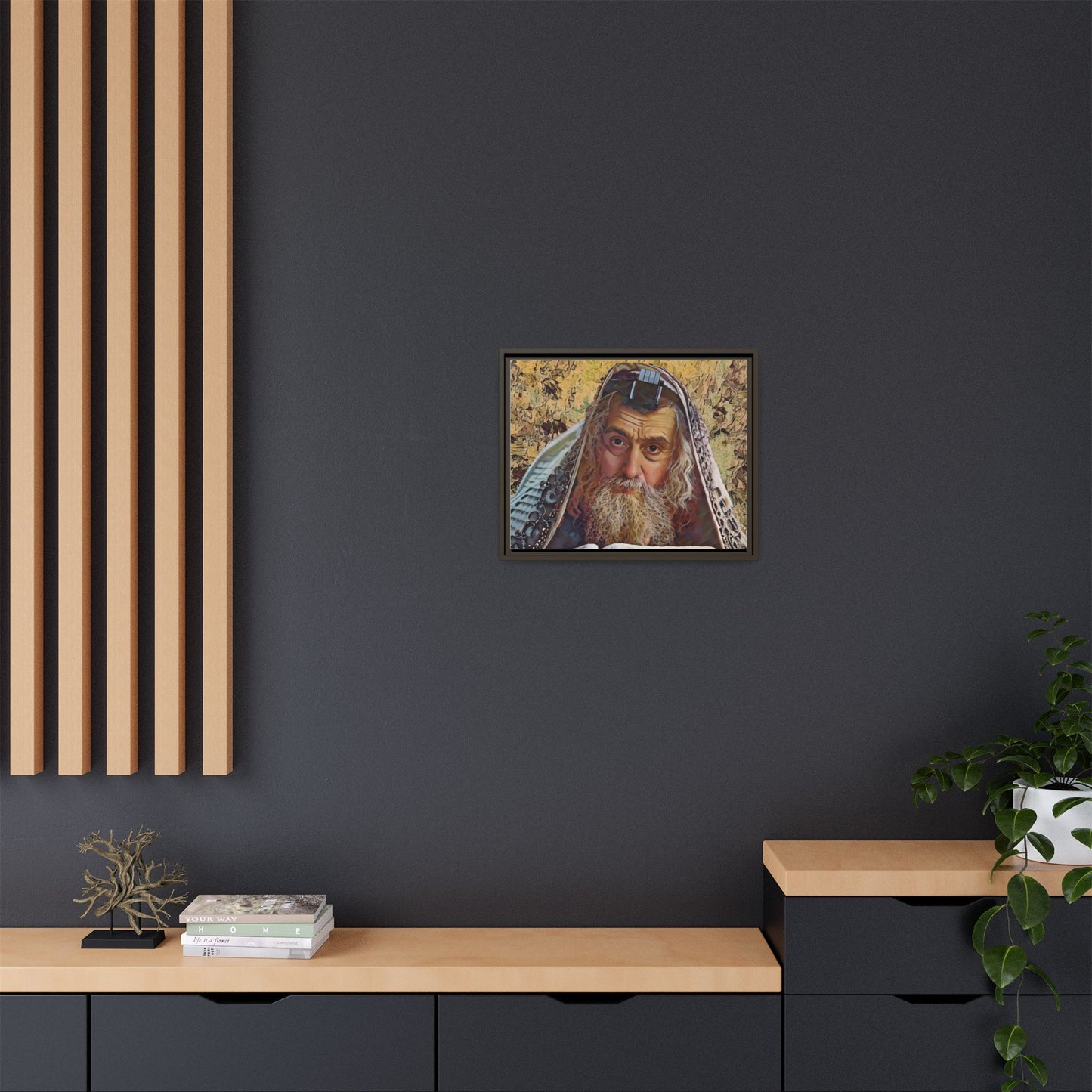 Matte Canvas, Framed (Multi-color)