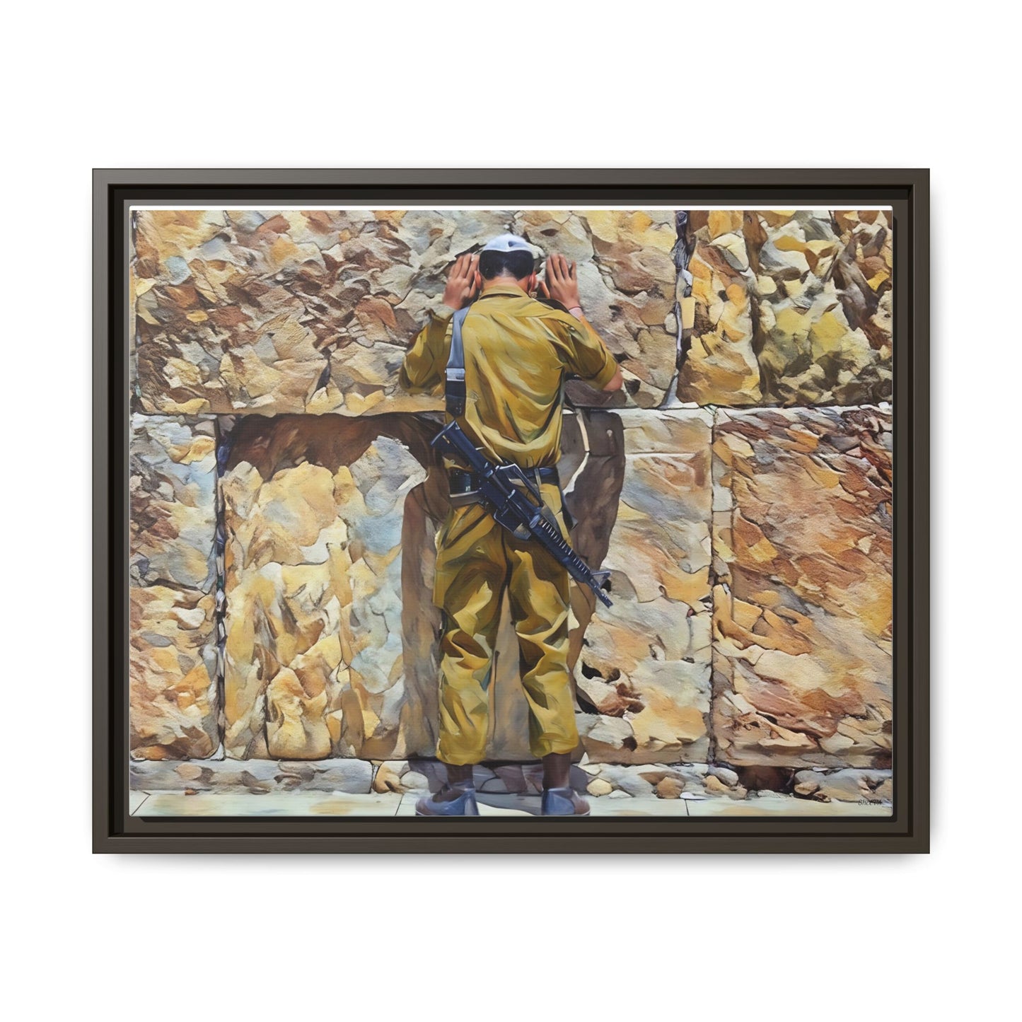 Matte Canvas, Framed (Multi-color)