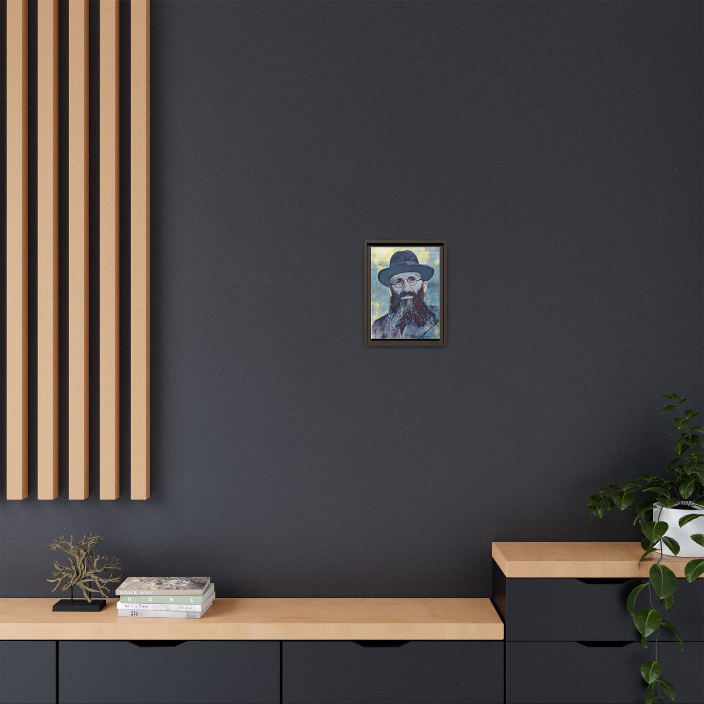 Matte Canvas, Framed (Multi-color)