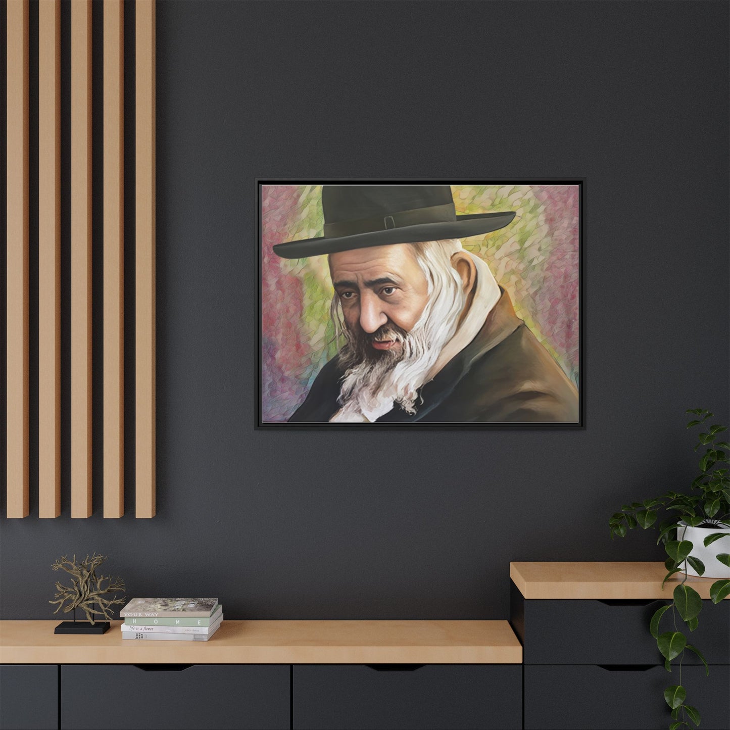 Matte Canvas, Framed (Multi-color)