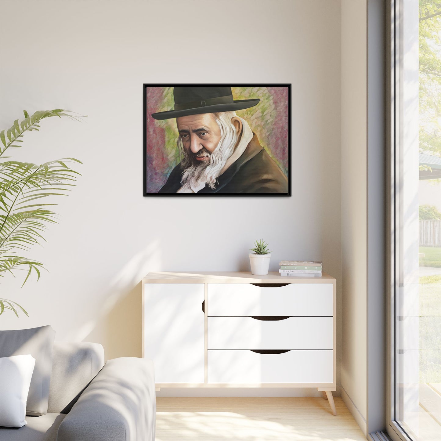 Matte Canvas, Framed (Multi-color)