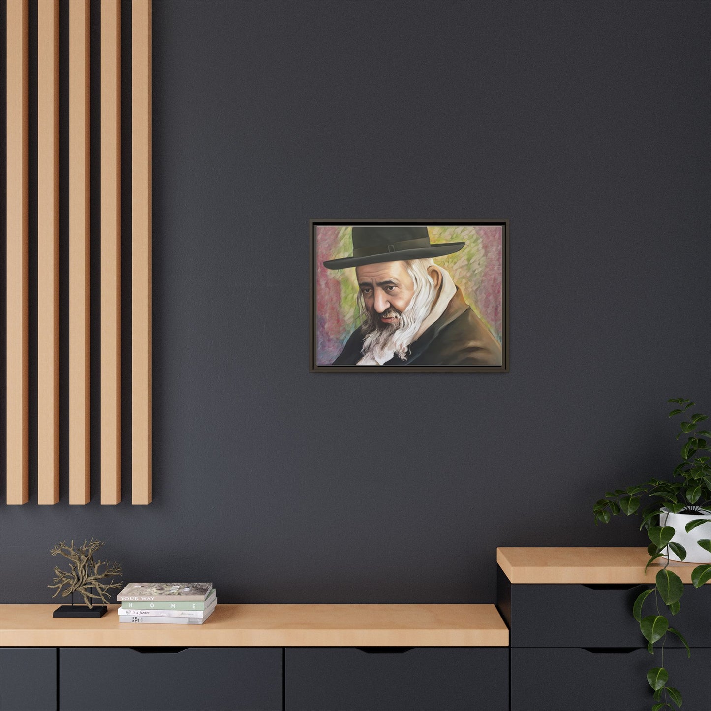 Matte Canvas, Framed (Multi-color)