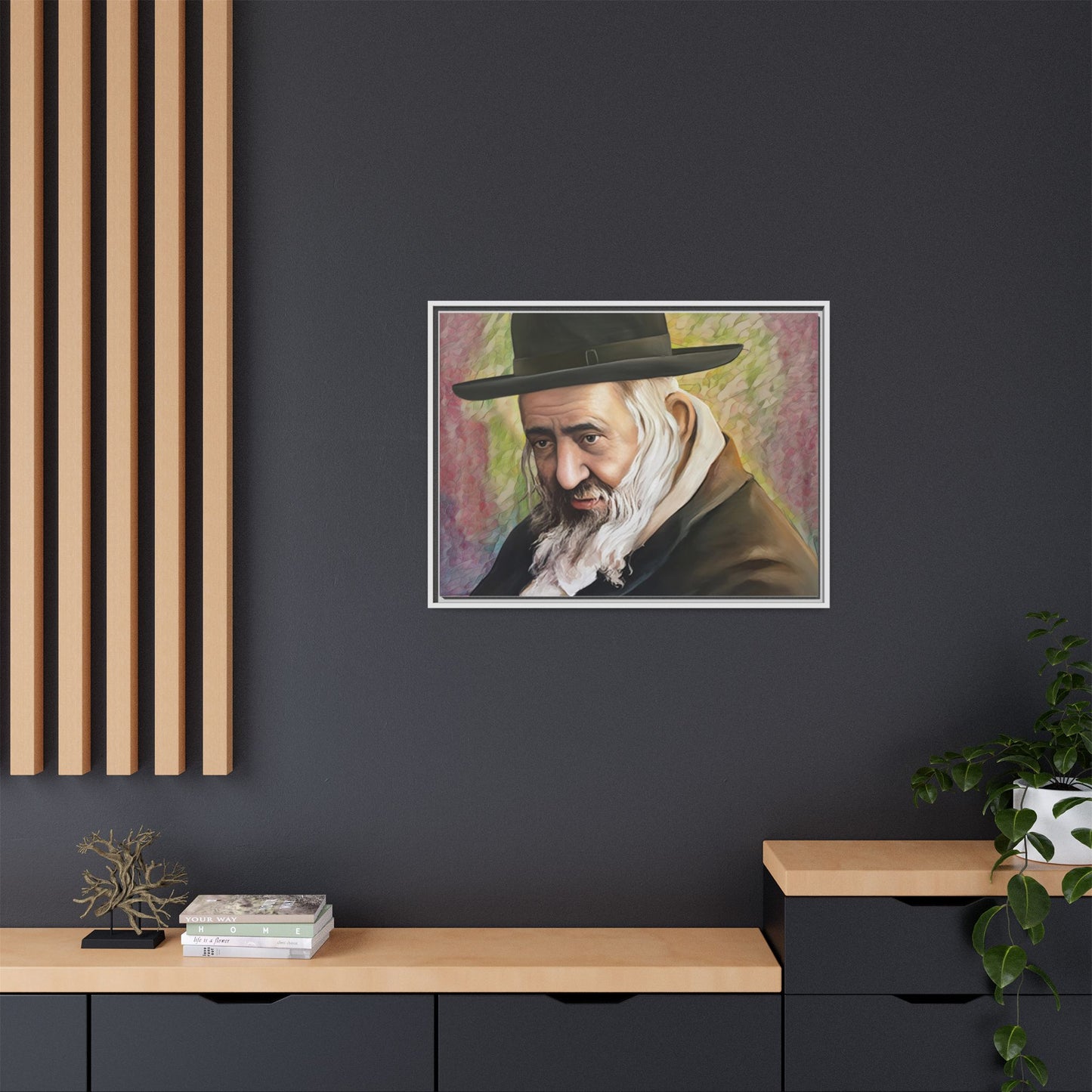 Matte Canvas, Framed (Multi-color)