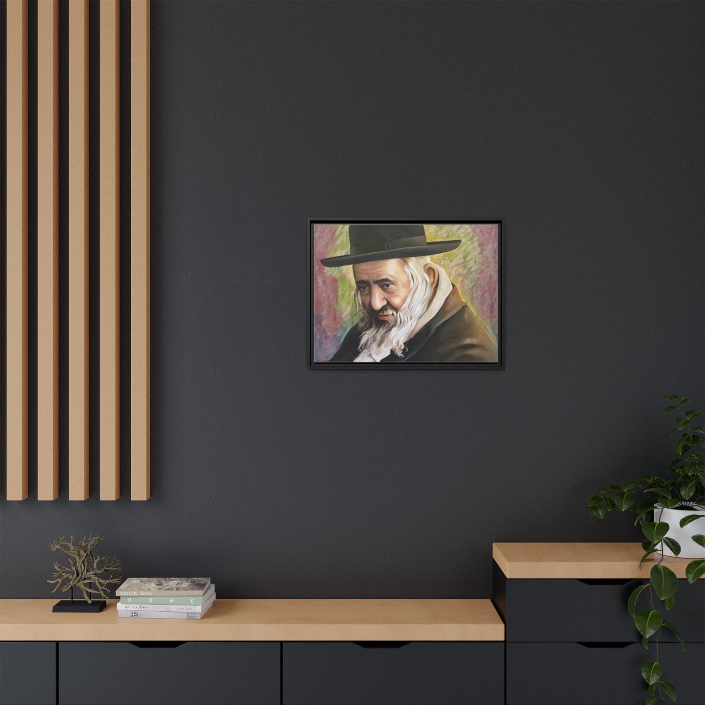Matte Canvas, Framed (Multi-color)