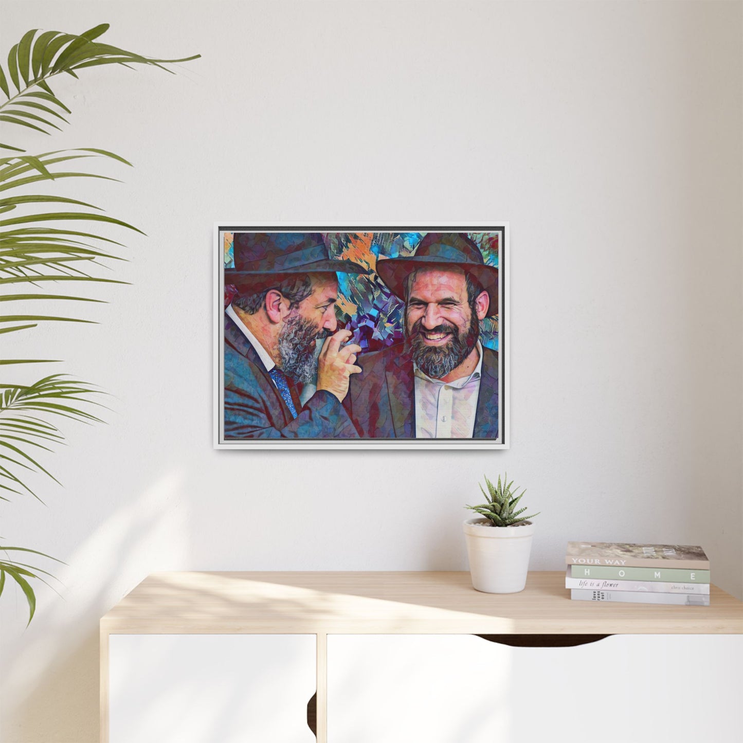 Matte Canvas, Framed (Multi-color)