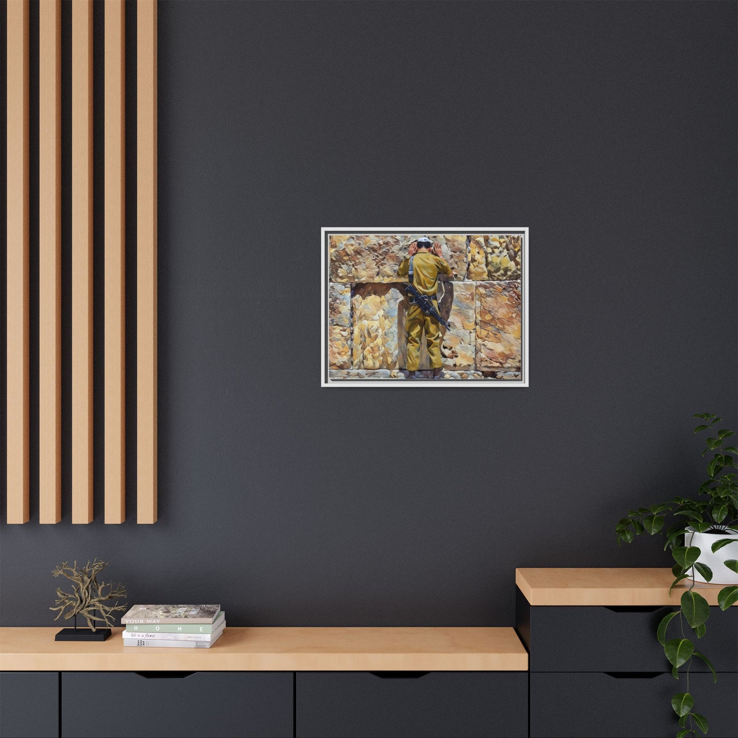 Matte Canvas, Framed (Multi-color)