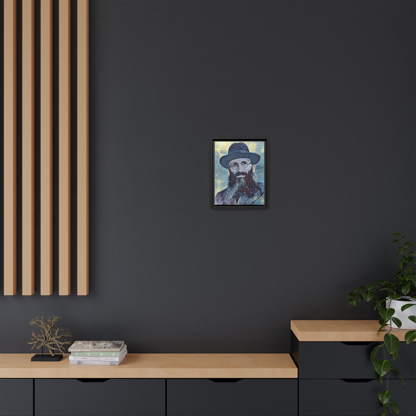 Matte Canvas, Framed (Multi-color)